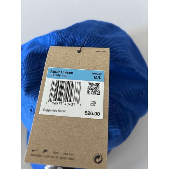 Nike Unstructured Futura Wash Cap Blue Size M/L - Picture 4 of 5